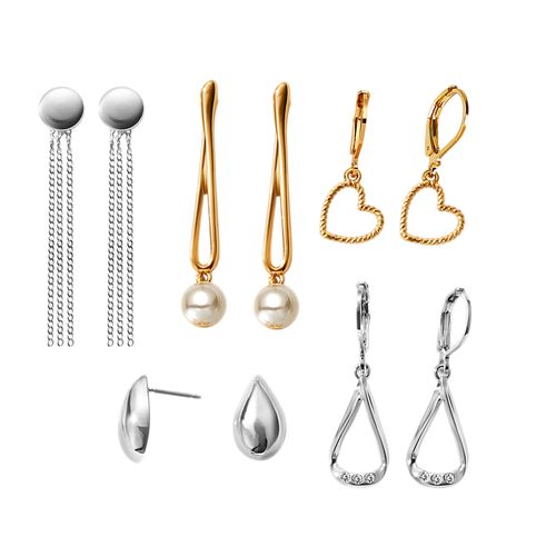 Set Aretes x5 Fancy Trends