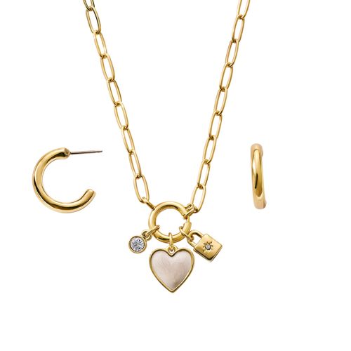 Set Collar + Aretes Shinny Charms