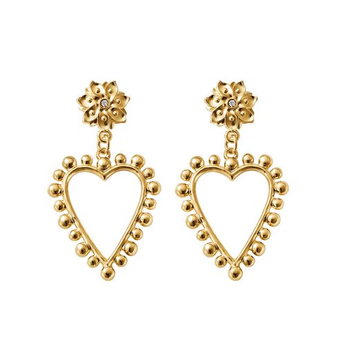 Aretes Corazón Latino