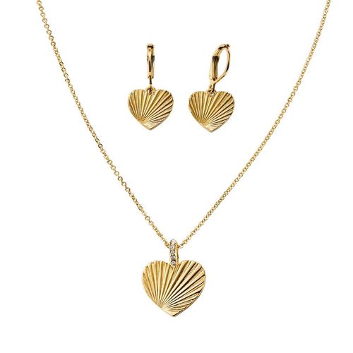 Set Collar + Aretes Love Poems