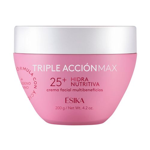 Crema Facial XL Hidra Nutritiva 25+ Triple Acción Max, 200 g