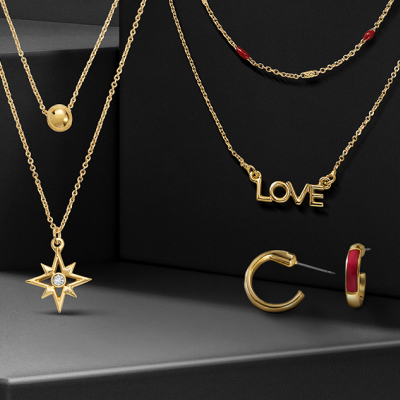 Joyería bañada en oro de 24k finart de ésika